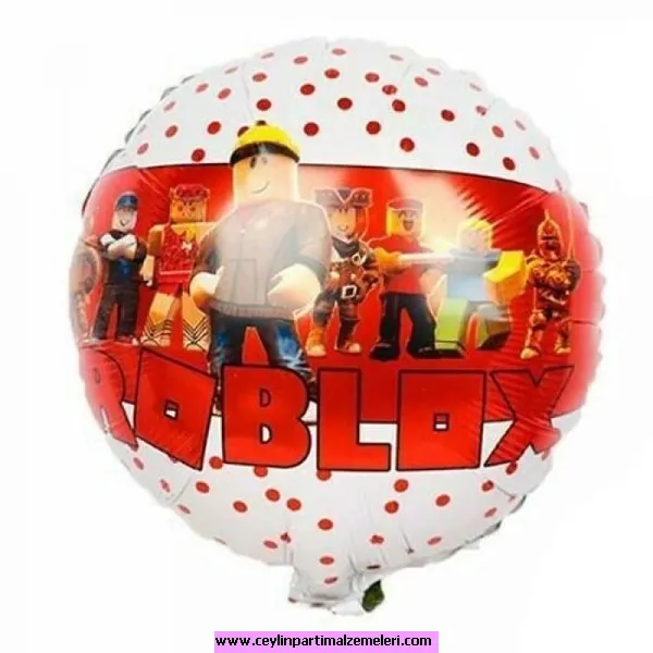 Roblox 18 İnç Yuvarlak Folyo Balon